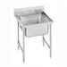 Advance Tabco 94-1-24 27" 1 Compartment Sink w/ 16"L x 20"W Bowl, 14" Deep-cityfoodequipment.com