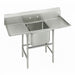Advance Tabco 93-1-24-36RL 90" 1 Compartment Sink w/ 16"L x 20"W Bowl, 12" Deep-cityfoodequipment.com