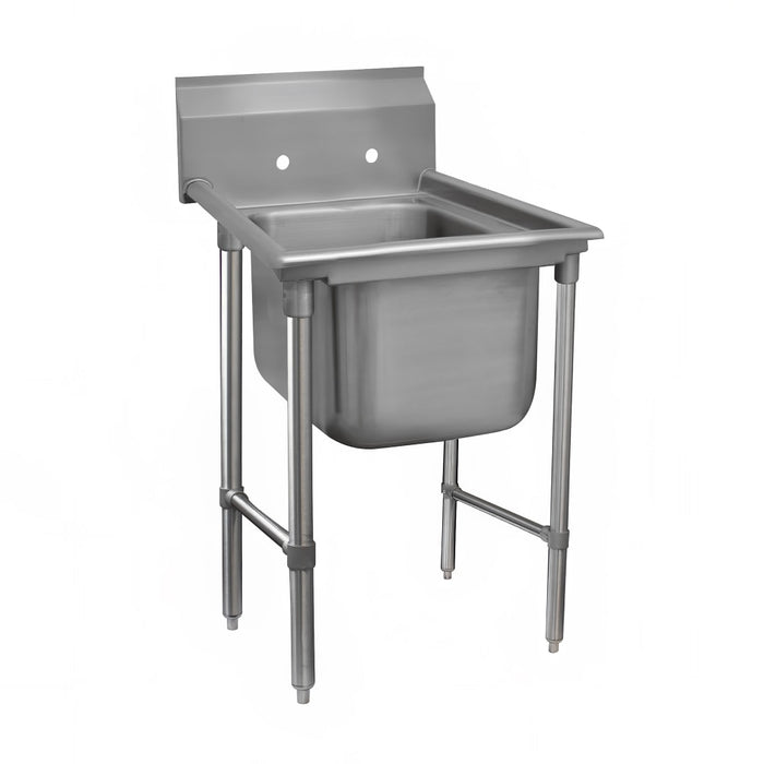Advance Tabco 93-21-20 31" 1 Compartment Sink w/ 20"L x 20"W Bowl, 12" Deep-cityfoodequipment.com