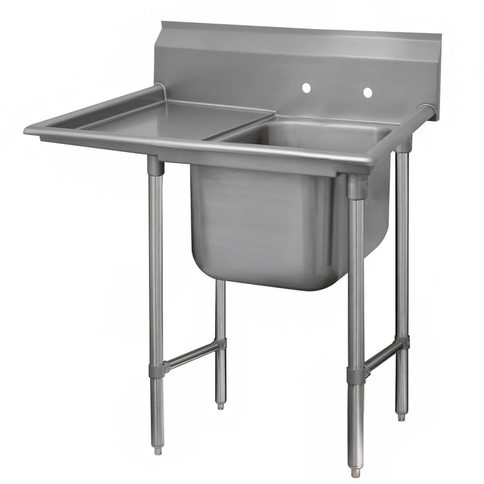 Advance Tabco 93-21-20-36L 62" 1 Compartment Sink w/ 20"L x 20"W Bowl, 12" Deep-cityfoodequipment.com