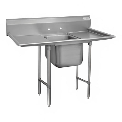 Advance Tabco 93-81-20-36RL 94" 1 Compartment Sink w/ 20"L x 28"W Bowl, 12" Deep-cityfoodequipment.com