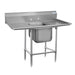 Advance Tabco 94-1-24-18RL 54" 1 Compartment Sink w/ 16"L x 20"W Bowl, 14" Deep-cityfoodequipment.com