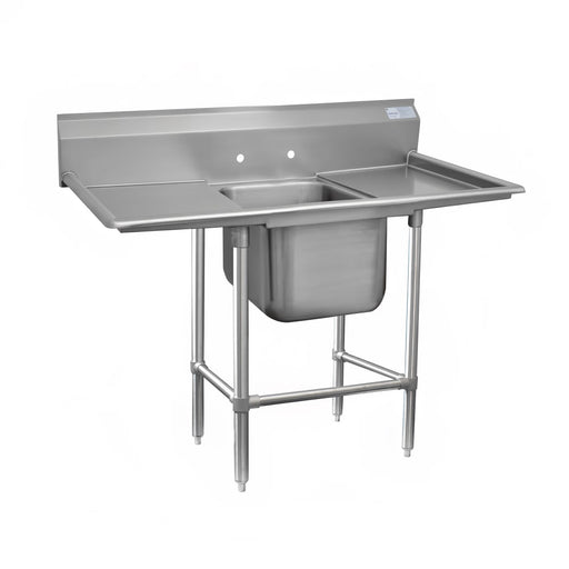 Advance Tabco 94-1-24-36RL 90" 1 Compartment Sink w/ 16"L x 20"W Bowl, 14" Deep-cityfoodequipment.com