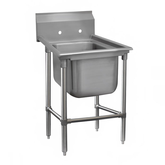 Advance Tabco 94-21-20 31" 1 Compartment Sink w/ 20"L x 20"W Bowl, 14" Deep-cityfoodequipment.com