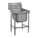 Advance Tabco 94-21-20 31" 1 Compartment Sink w/ 20"L x 20"W Bowl, 14" Deep-cityfoodequipment.com