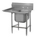 Advance Tabco 94-21-20-36L 62" 1 Compartment Sink w/ 20"L x 20"W Bowl, 14" Deep-cityfoodequipment.com