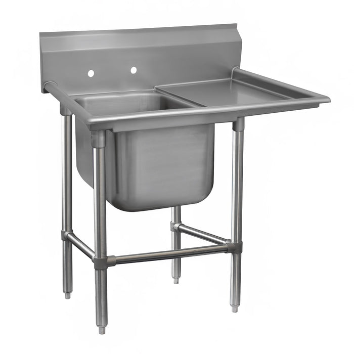 Advance Tabco 94-21-20-36R 62" 1 Compartment Sink w/ 20"L x 20"W Bowl, 14" Deep-cityfoodequipment.com