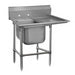 Advance Tabco 94-21-20-36R 62" 1 Compartment Sink w/ 20"L x 20"W Bowl, 14" Deep-cityfoodequipment.com