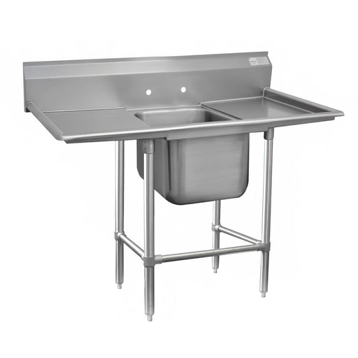 Advance Tabco 94-21-20-36RL 94" 1 Compartment Sink w/ 20"L x 20"W Bowl, 14" Deep-cityfoodequipment.com