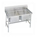 Advance Tabco 94-22-40 54" 2 Compartment Sink w/ 20"L x 20"W Bowl, 14" Deep-cityfoodequipment.com