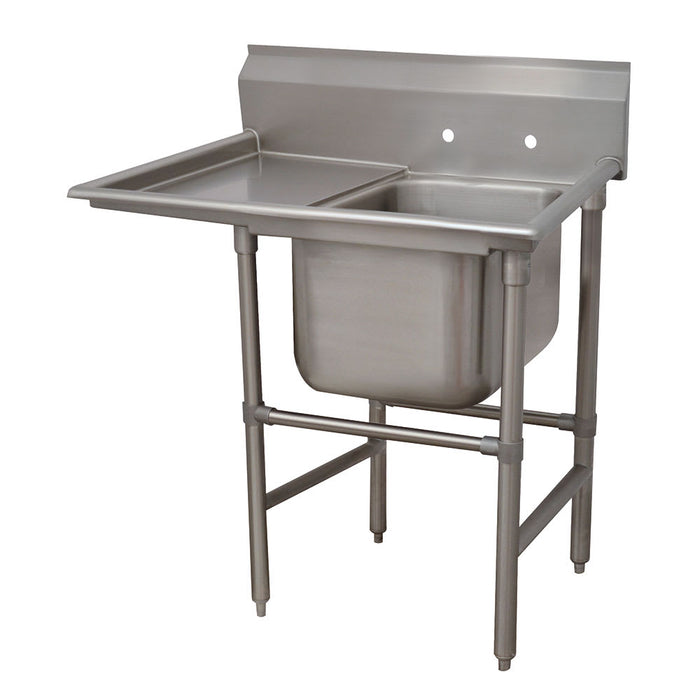 Advance Tabco 94-41-24-24L 54" 1 Compartment Sink w/ 24"L x 24"W Bowl, 14" Deep-cityfoodequipment.com