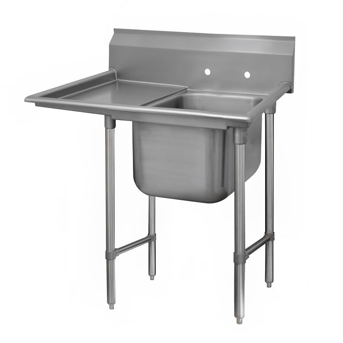 Advance Tabco 94-41-24-36L 66" 1 Compartment Sink w/ 24"L x 24"W Bowl, 14" Deep-cityfoodequipment.com
