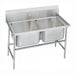 Advance Tabco 94-82-40 54" 2 Compartment Sink w/ 20"L x 28"W Bowl, 14" Deep-cityfoodequipment.com