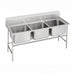 Advance Tabco 94-83-60 76" 3 Compartment Sink w/ 20"L x 28"W Bowl, 14" Deep-cityfoodequipment.com