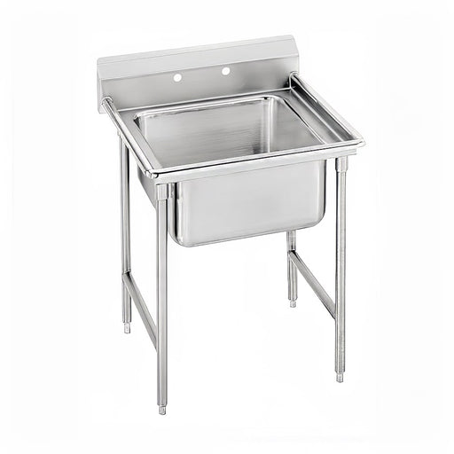 Advance Tabco 9-81-20 31" 1 Compartment Sink w/ 20"L x 28"W Bowl, 12" Deep-cityfoodequipment.com