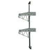 Advance Tabco AB2-14 Post & Brackets for 14" Deep Wall Mounted Shelf w/ Hardware, Chrome-cityfoodequipment.com