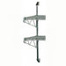 Advance Tabco AB2-18 Post & Brackets for 18" Deep Wall Mounted Shelf w/ Hardware, Chrome-cityfoodequipment.com