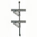 Advance Tabco ABM2-18 Post & Brackets for 18" Deep Wall Mounted Shelf w/ Hardware, Chrome-cityfoodequipment.com