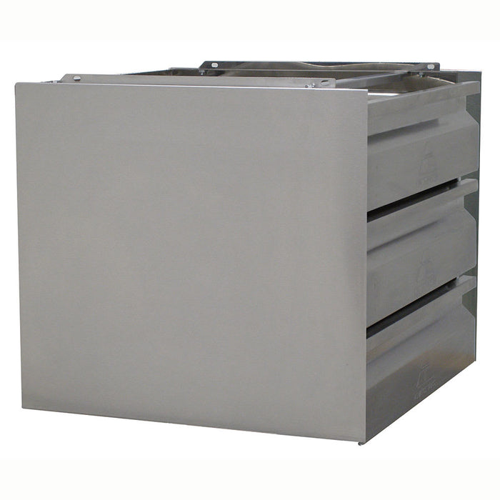 Advance Tabco ADT-3-2020 Drawer Assembly - Side Panels, 3 Tier, 20x20x4-cityfoodequipment.com