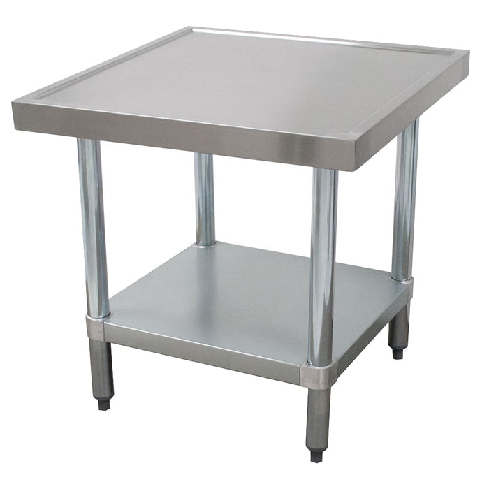 Advance Tabco AG-MT-300 30" Mixer Table w/ Galvanized Undershelf Base & Marine Edge, 30"D-cityfoodequipment.com