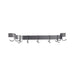 Advance Tabco ALW-24 24" Wall-Mount Pot Rack w/ (6) Double Hooks, Aluminum-cityfoodequipment.com