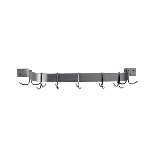 Advance Tabco ALW-36 36" Wall-Mount Pot Rack w/ (6) Double Hooks, Aluminum-cityfoodequipment.com
