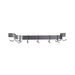 Advance Tabco ALW-48 48" Wall-Mount Pot Rack w/ (9) Double Hooks, Aluminum-cityfoodequipment.com