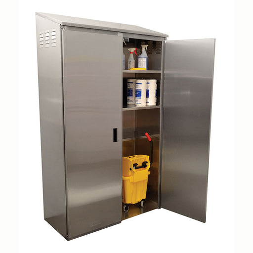Advance Tabco 9-OPC-84DL Cabinet Mop Sink w/ 12"D Bowl-cityfoodequipment.com