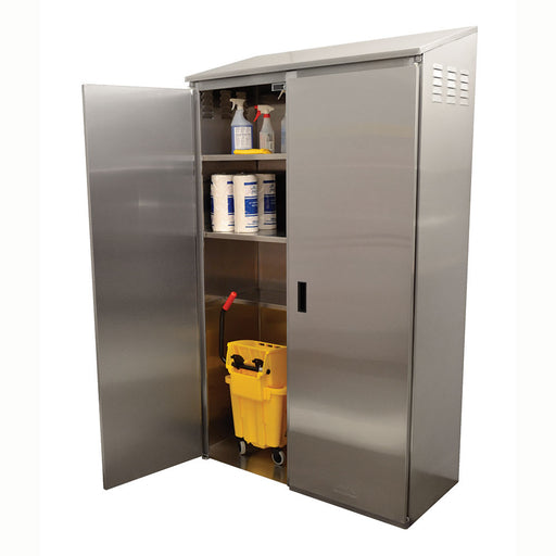 Advance Tabco 9-OPC-84DR Cabinet Mop Sink w/ 12"D Bowl-cityfoodequipment.com