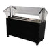 Advance Tabco B4-CPU-B-SB 58" Cold Food Bar - (4) Pan Capacity, Floor Model, Black-cityfoodequipment.com