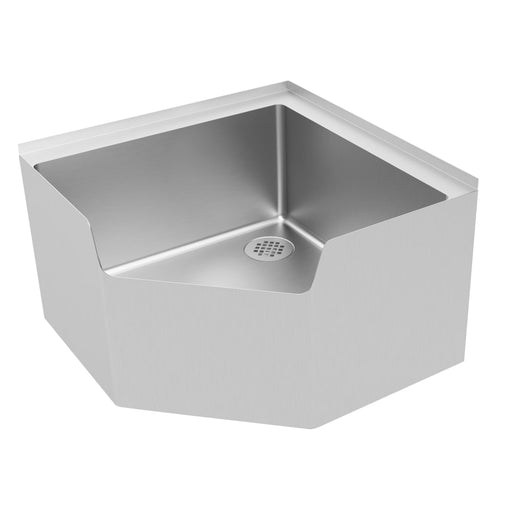 Advance Tabco 9-OP-44CDF Floor Mount Mop Sink w/ 12"D Bowl, Drop Front-cityfoodequipment.com