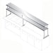 Advance Tabco CU-18-72-2 72" Solid Table Mounted Shelving-cityfoodequipment.com