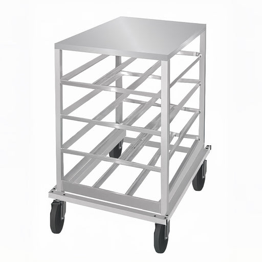 Advance Tabco CRSS10-54 32 5/8"H Mobile Can Rack w/ (54) #10 or (72) #5 Capacity-cityfoodequipment.com