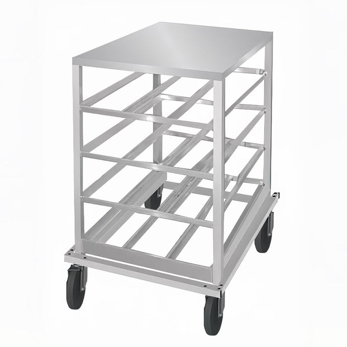 Advance Tabco CRSS10-54 32 5/8"H Mobile Can Rack w/ (54) #10 or (72) #5 Capacity-cityfoodequipment.com