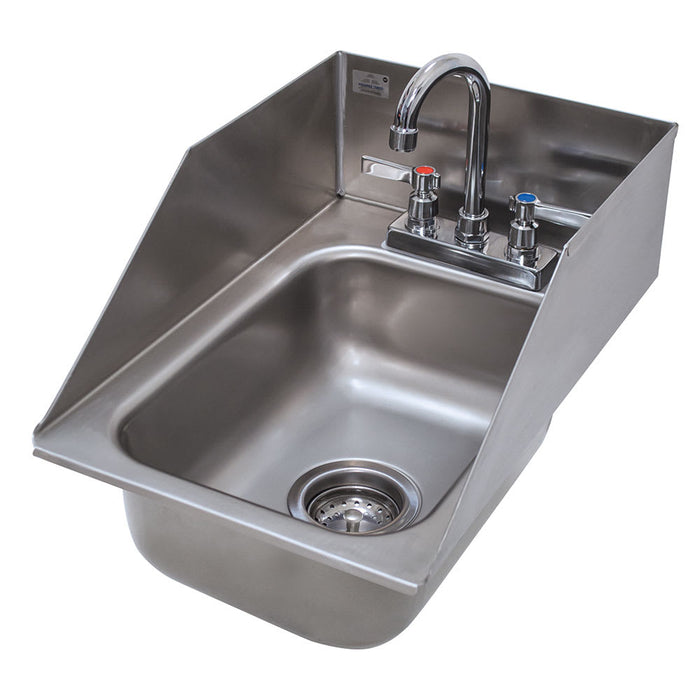 Advance Tabco DI-1-10SP (1) Compartment Drop-in Sink - 10" x 14", Drain Included-cityfoodequipment.com