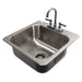 Advance Tabco DI-1-168 (1) Compartment Drop-in Sink - 16" x 14", Drain Included-cityfoodequipment.com