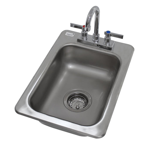 Advance Tabco DI-1-5 (1) Compartment Drop-in Sink - 10" x 14", Drain Included-cityfoodequipment.com