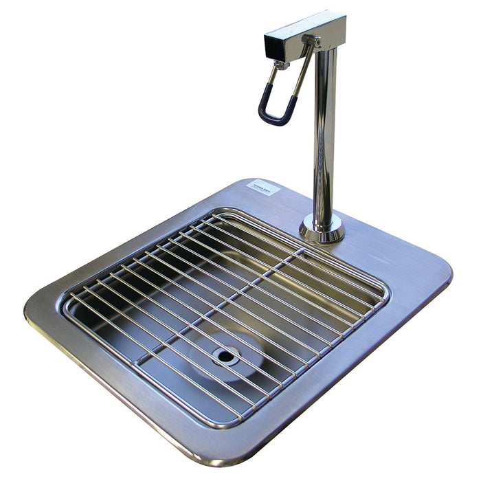 Advance Tabco DI-1-9 Drop-In Filler Station - (1) 9x9x3" Bowl, 20 ga 304 Stainless-cityfoodequipment.com