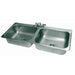 Advance Tabco DI-2-208 (2) Compartment Drop-in Sink - 20" x 16", Drain Included-cityfoodequipment.com