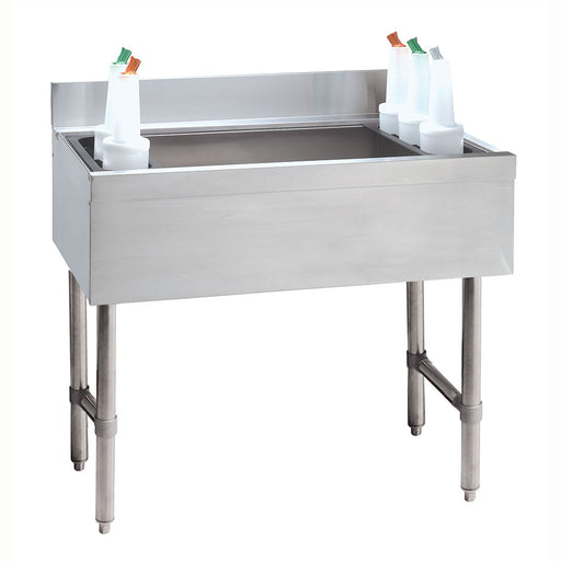 Advance Tabco CRI-12-24 24" Underbar Basics™ Cocktail Station w/ 77 lb Ice Bin, Stainless Steel-cityfoodequipment.com