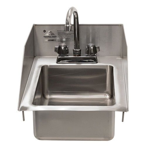 Advance Tabco DI-1-5SP-EC 12" 1 Compartment Sink w/ 10" x 14" x 5" Bowl-cityfoodequipment.com