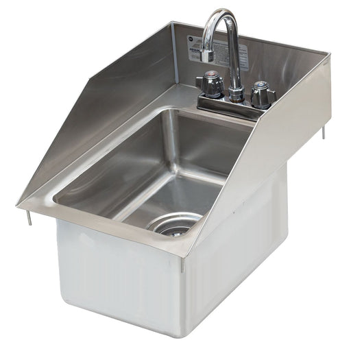 Advance Tabco DI-1-10SP-EC 12" 1 Compartment Sink w/ 10" x 14" x 10" Bowl-cityfoodequipment.com