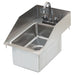 Advance Tabco DI-1-10SP-EC 12" 1 Compartment Sink w/ 10" x 14" x 10" Bowl-cityfoodequipment.com