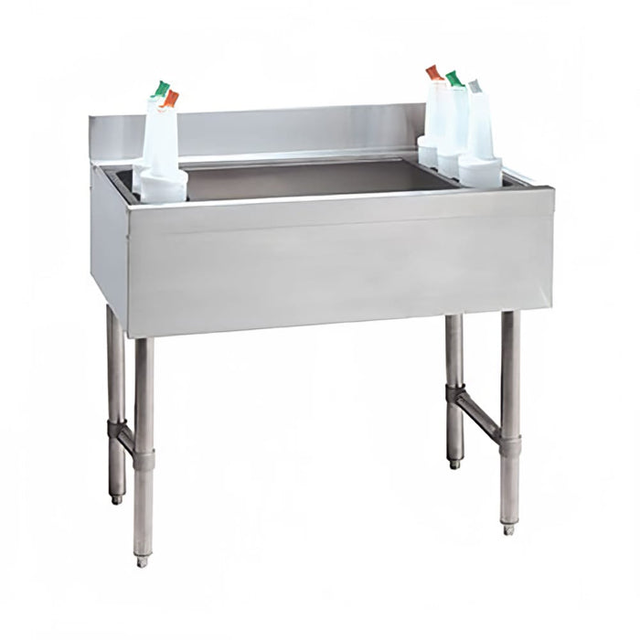 Advance Tabco CRI-12-36-10-X 36" Cocktail Station w/ 119 lb Ice Bin, Stainless Steel-cityfoodequipment.com