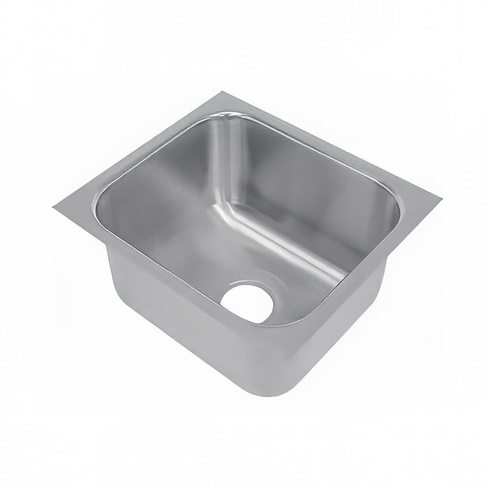 Advance Tabco CO1416A10RE (1) Compartment Undermount Sink - 16 1/2" x 18 1/2"-cityfoodequipment.com