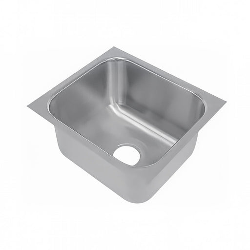 Advance Tabco CO1014A10RE Weld" Sink Bowl for Under Mount, 10x14x10", 18-ga 304-Stainless-cityfoodequipment.com