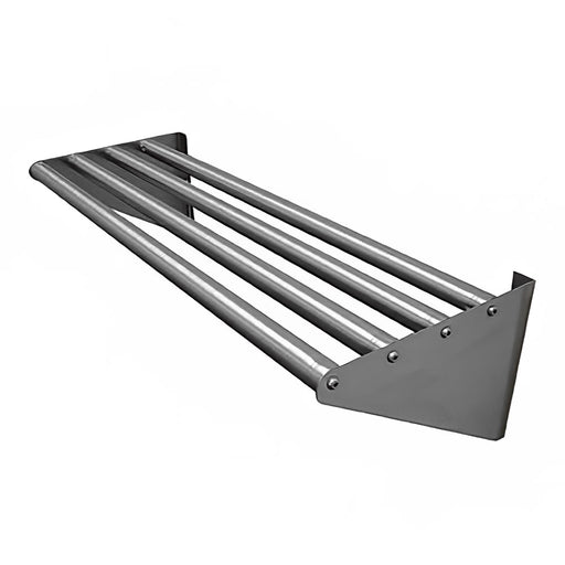 Advance Tabco DT-6R-48 Tubular Wall Mounted Shelf, 48"W x 15"D, Stainless-cityfoodequipment.com