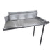 Advance Tabco DTC-S70-120R Clean Straight Design Dishtable - L-R Operation, Stainless Legs, 119x30x34-cityfoodequipment.com