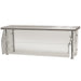Advance Tabco DSG-12S-60 60" Multi-Use Sneeze Guard w/ Stainless Top Shelf - 12"D, Counter-Mount, Glass-cityfoodequipment.com