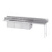 Advance Tabco DTC-3-1824-96RX Dish Table - (3) 18" x 24" x 14" Bowls, 29" Right Drainboard, 16 ga 304 Stainless-cityfoodequipment.com